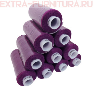 Нитки IDEAL бытовые 40/2 366м, цв.196 фиолетовый (уп.10шт)