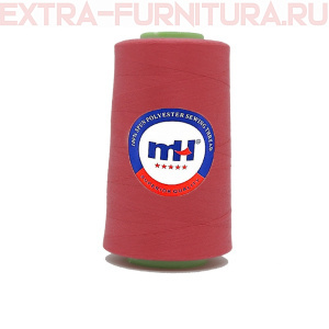 Нитки МН 40/2 п/э  5000 ярдов №162 брусника *