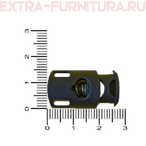 Фиксатор цилиндр, цв.черный, арт.202С, уп.250шт, кл.А