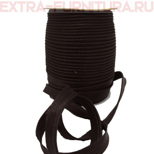 Кант атласный 12 мм, 72 ярда, цв. 304 коричневый А