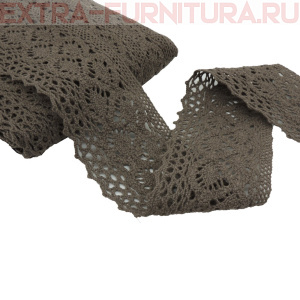 Тесьма вязаная арт.TBY-6368.21 шир.50мм, цв.21 какао, уп.10м