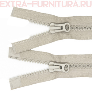 Молния Трактор Т8 2 замка 75см, цв.310 серый светлый, LOGO