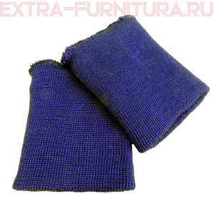 Манжет трикотажный 100% акрил цв. темно-синий, дл.10,5см (уп.125пар*4уп)