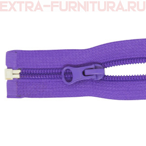 Молния Спираль разъемная дл. 40см, Т5, цв.170 фиолетовый LOGO