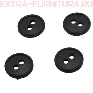 Пуговицы 11/2 черные ПС-2, упаковка 1000 шт.