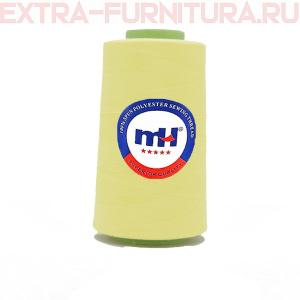 Нитки МН 40/2 п/э  5000 ярдов №129 св.желтый