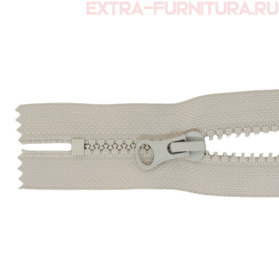 Молния Трактор Т5 1 замок 45см, цв.310 серый светлый, LOGO