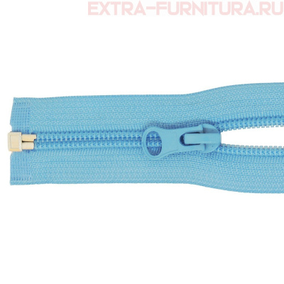 Молния Спираль разъемная дл. 65см, Т5, цв.331 голубой LOGO