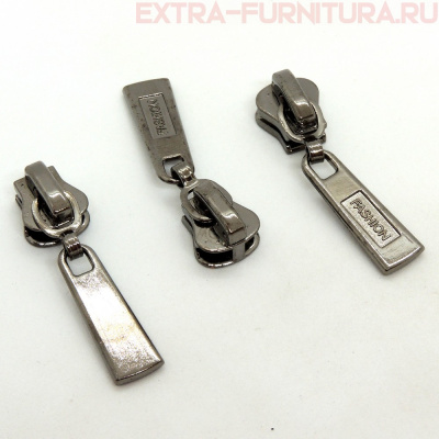 Бегунок декоративный автомат ТР5 черный никель (15-3) (уп. 50 шт.)