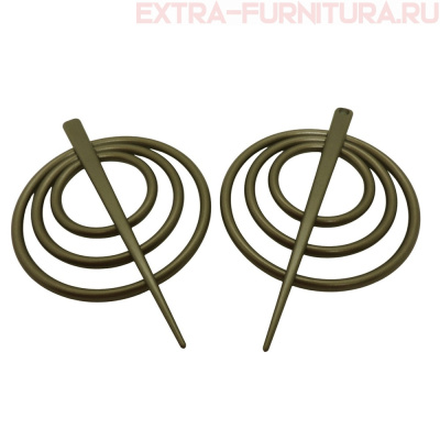 Заколки для штор "Круги", цв. №25, пара