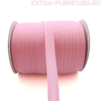 Косая бейка х/б  15мм 132м цв.219 розовый